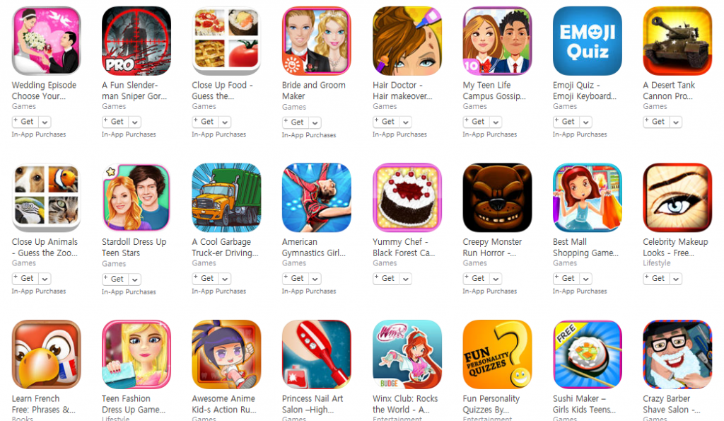 girl games app store